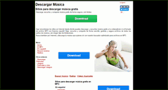 Desktop Screenshot of descargarmusica.net