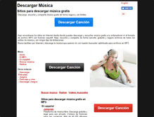 Tablet Screenshot of descargarmusica.net